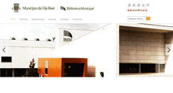 Desktop Screenshot of biblioteca.cm-vilareal.pt