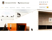 Tablet Screenshot of biblioteca.cm-vilareal.pt